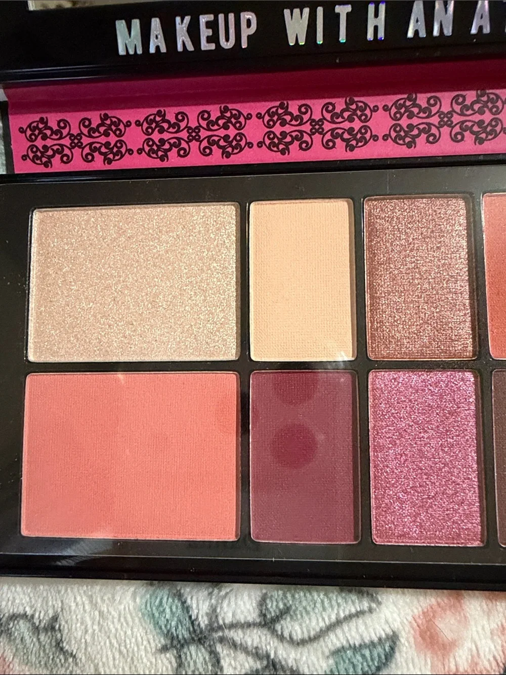RUDE Queen of Diamonds Face Card Palette
